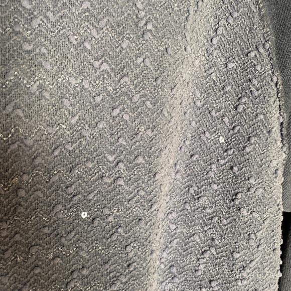 Belle France Cowl Neck Textured Lavender Lagenlook Pullover Tunic Top - Large - Picture 6 of 9